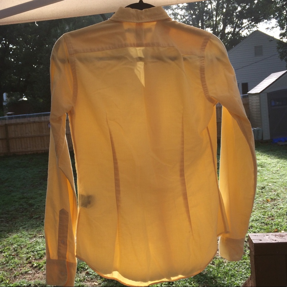 Yellow Ralph Lauren Button Down - Picture 6 of 7